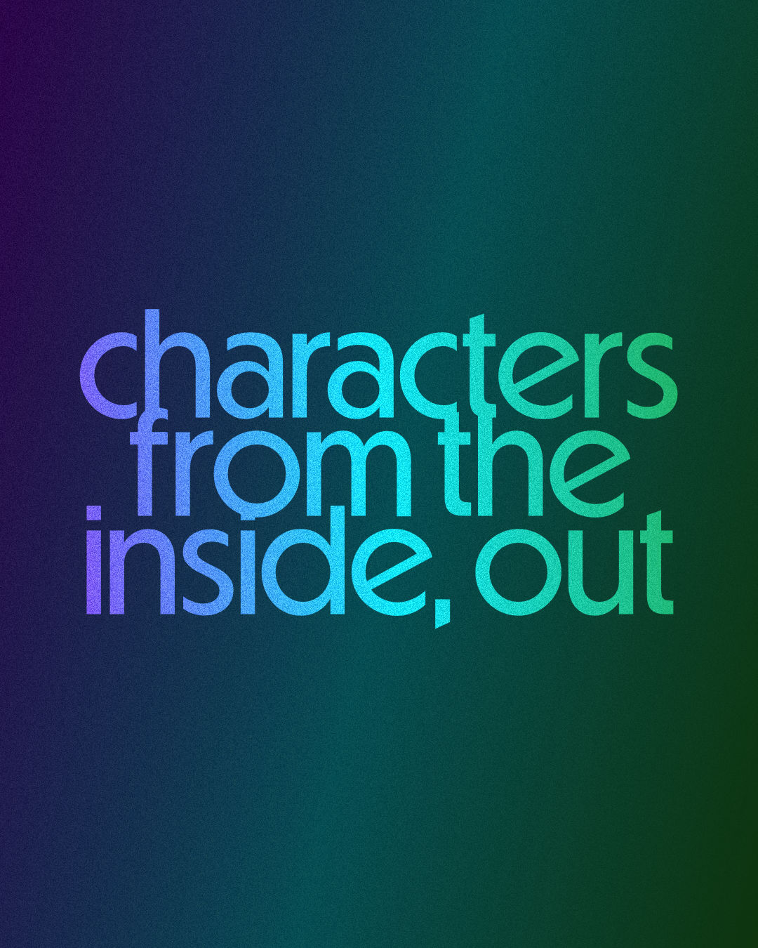 Characters From Inside Out text on colourful background